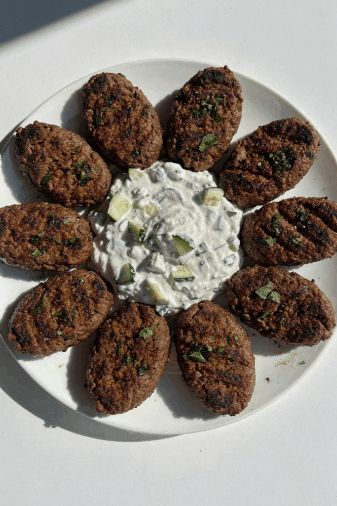 smashed beef kebab - featured image