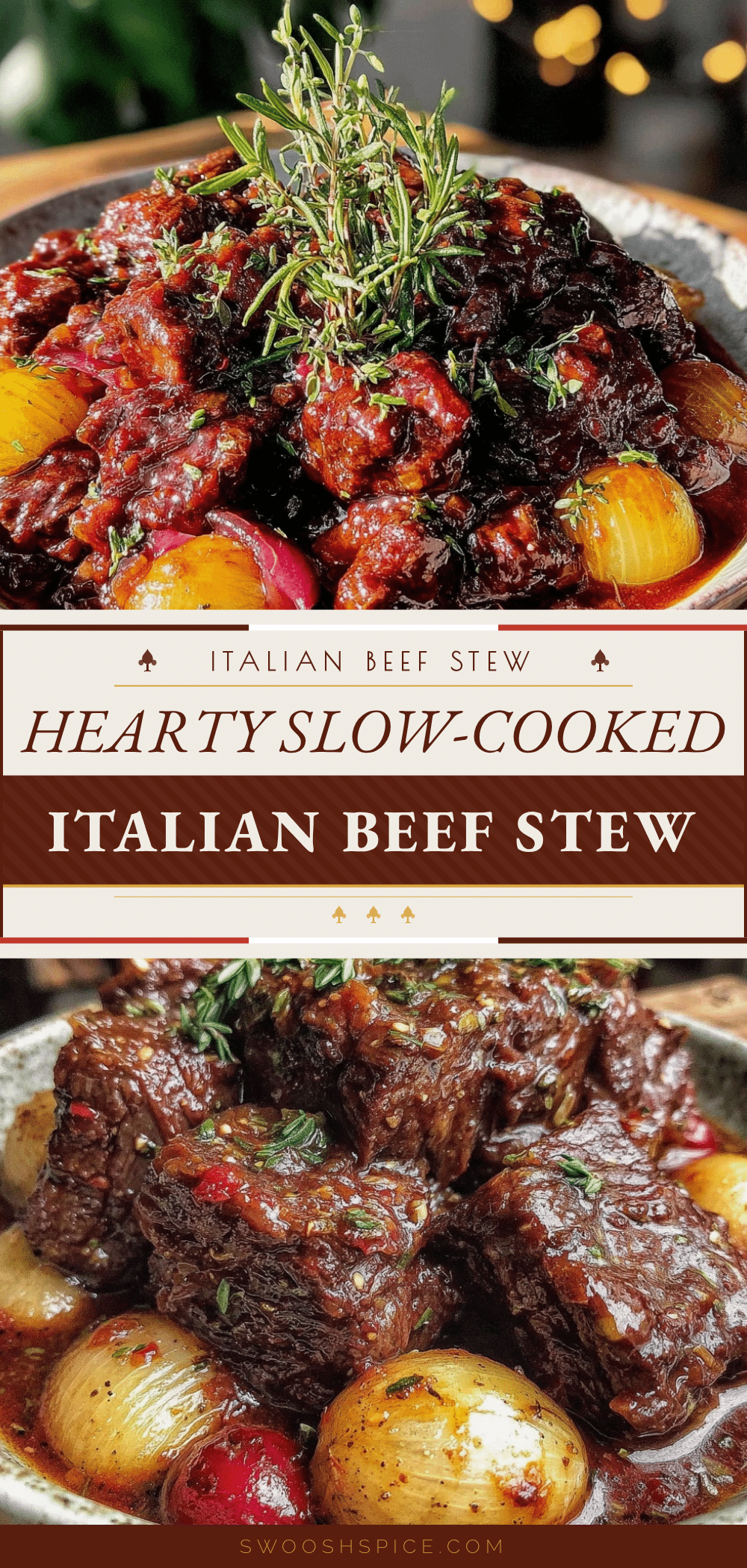 Spezzatino di Manzo Italian Beef Stew recipe