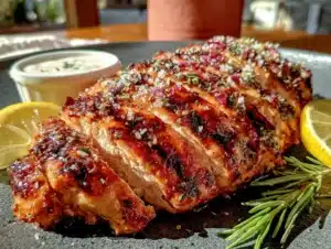 lemon zest grilled chicken - featured image