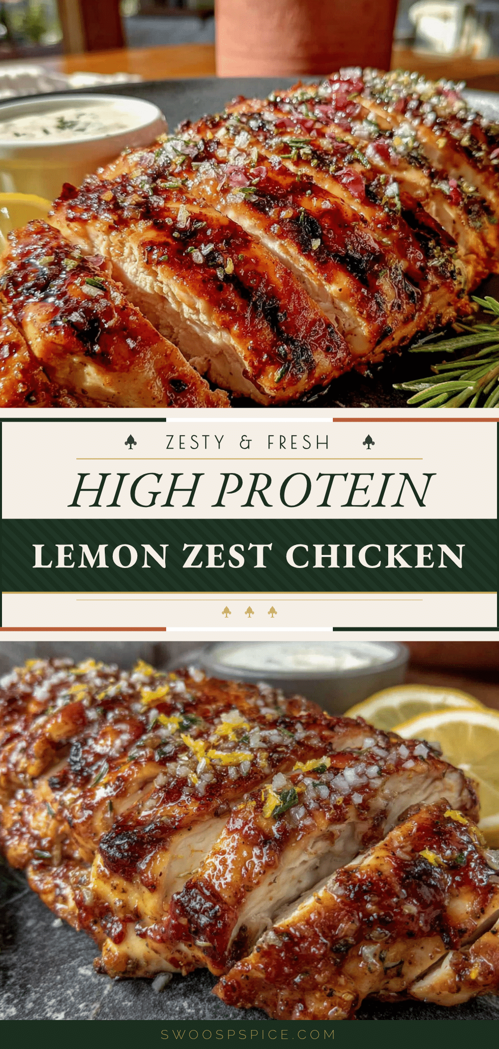 lemon zest grilled chicken recipe